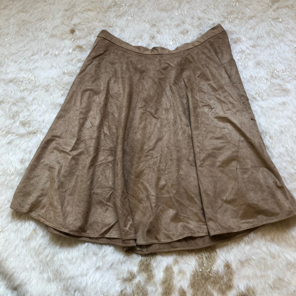 Suede Gianni Bini Skater Skirt